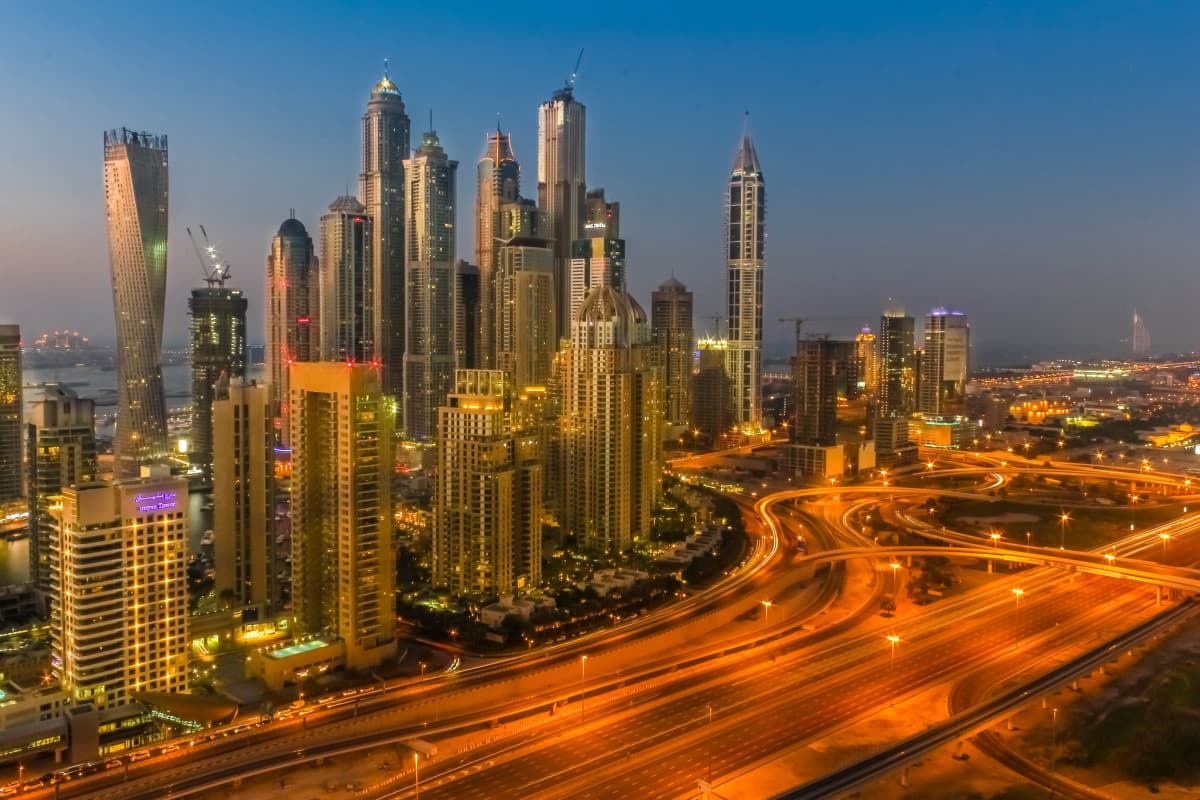 Globaltrails Holidays Dubai Skyline View